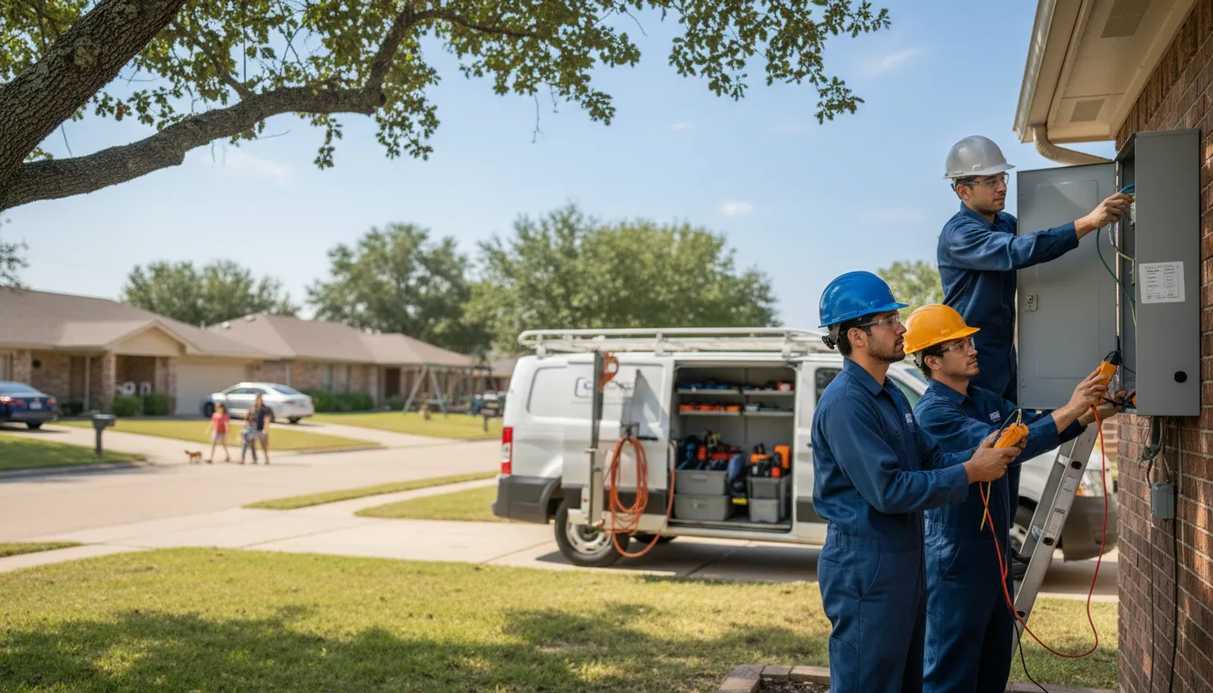 Certified electrician providing emergency electrical services in Cylinder, IA